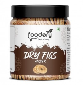 Foodery Dry Figs Anjeer   Plastic Jar  400 grams